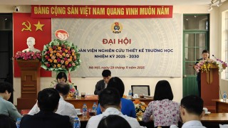 ĐẠI HỘI CÔNG ĐOÀN VIỆN NGHIÊN CỨU THIẾT KẾ TRƯỜNG HỌC - NHIỆM KỲ 2025-2030