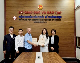 VIỆN NCTK TRƯỜNG HỌC CÙNG IGROUP (ASIA PACIFIC) LIMITED KÝ KẾT BIÊN BẢN GHI NHỚ