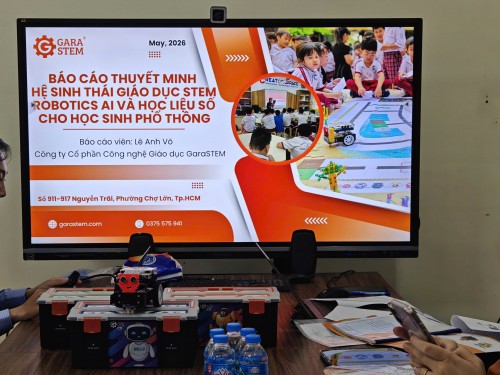 Viện NCTKTH tổ chức Hội đồng đánh giá tính chuyên môn và thực tiễn của Hệ sinh thái Giáo dục STEM Robotics AI từ GaraSTEM  