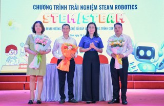 VIỆN NCTK TRƯỜNG HỌC KÍ KẾT HỢP TÁC XÂY DỰNG KHÔNG GIAN STEAM LAB CHO THANH THIẾU NHI TẠI NINH BÌNH 