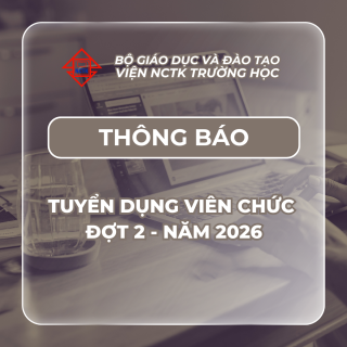 THÔNG BÁO TUYỂN DỤNG VIÊN CHỨC ĐỢT 2 NĂM 2026